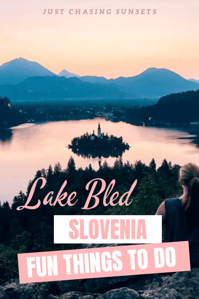 Travel to beautiful Lake Bled, Slovenia to swim in lakes, chase waterfalls, and hike through mountains. There is no shortage of things to do in Lake Bled, Slovenia.