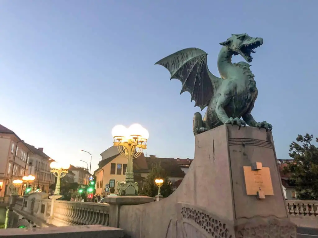 Dragon Bridge in Ljubljana