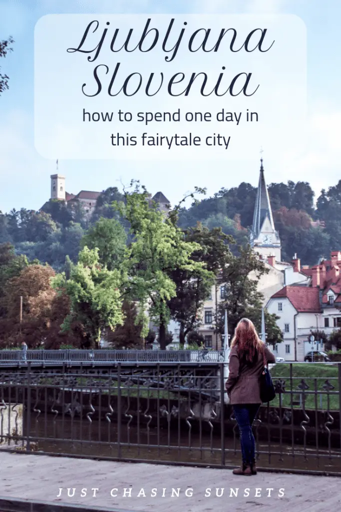 One day in Ljubljana Slovenia