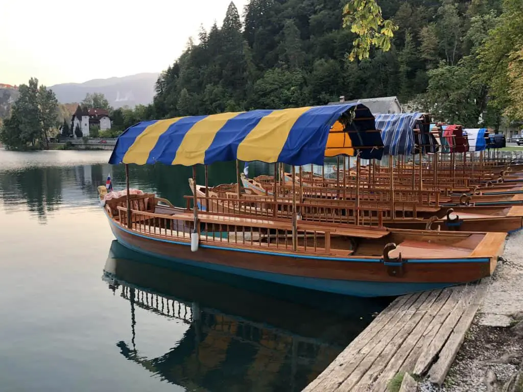 Pletna Boat on Lake Bled