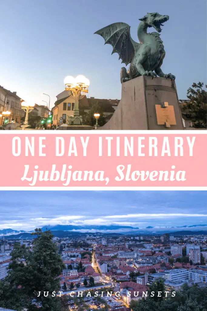 One day itinerary for Ljubljana, Slovenia
