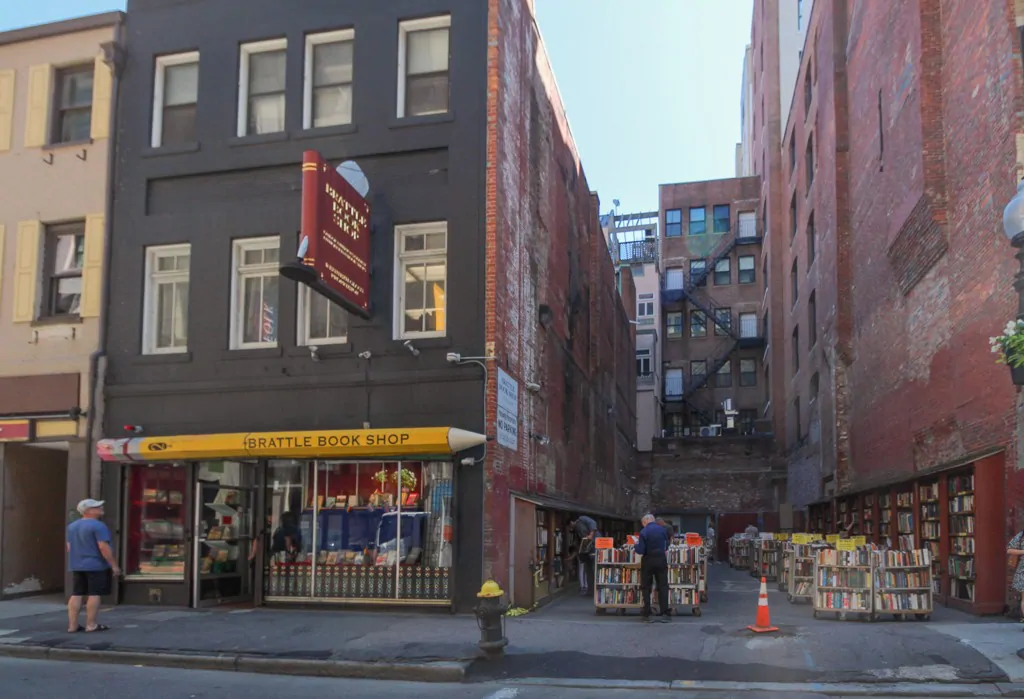 Visit Brattle Book Shop during your one day in Boston