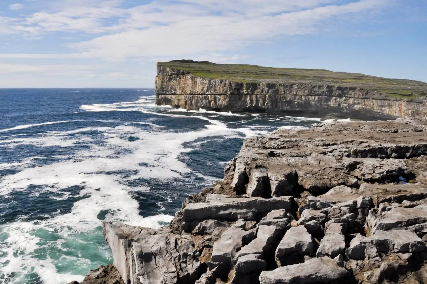 Cliffs of Inishmore the largest Aran Island
