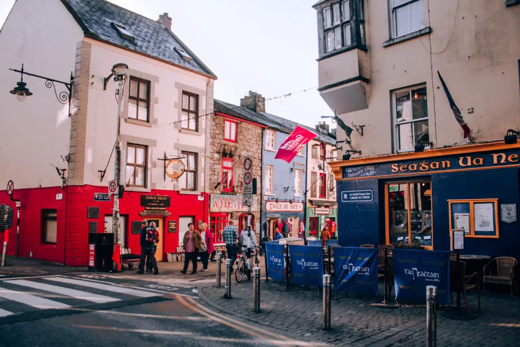 The shops of Galway's Latin Quarter.