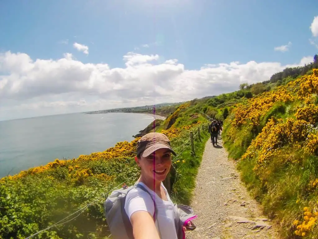 Sunny day on the Bray to Greystones walk.