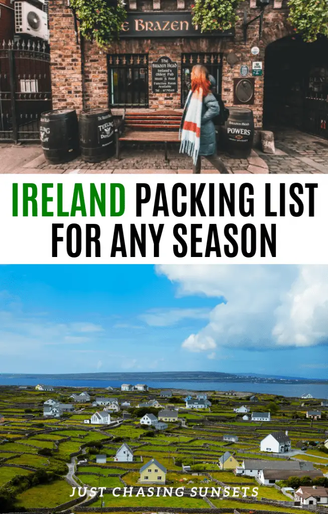 Ireland Packing List