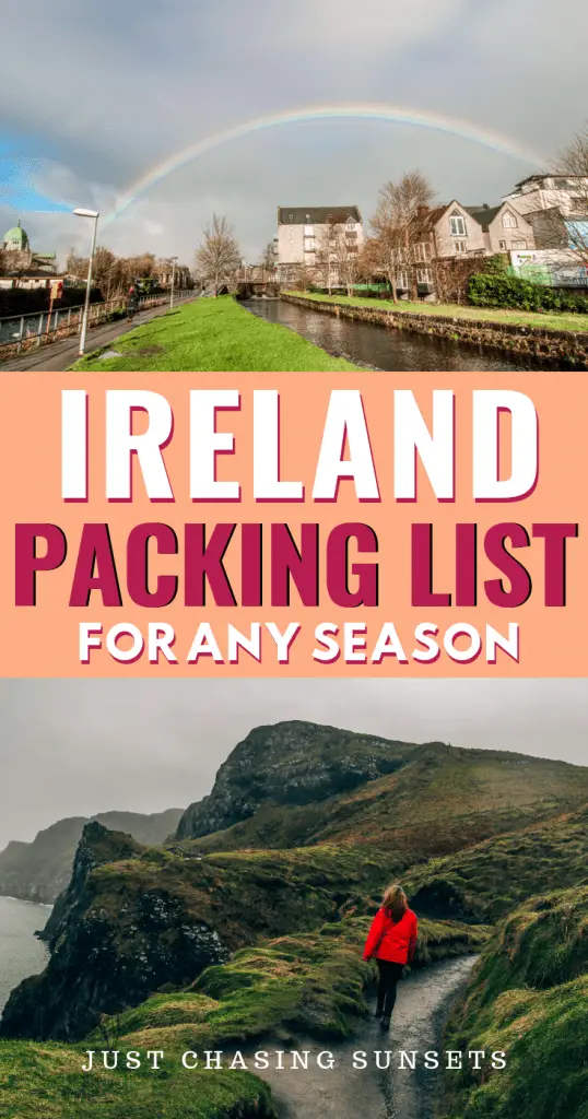 Ireland packing list for any season