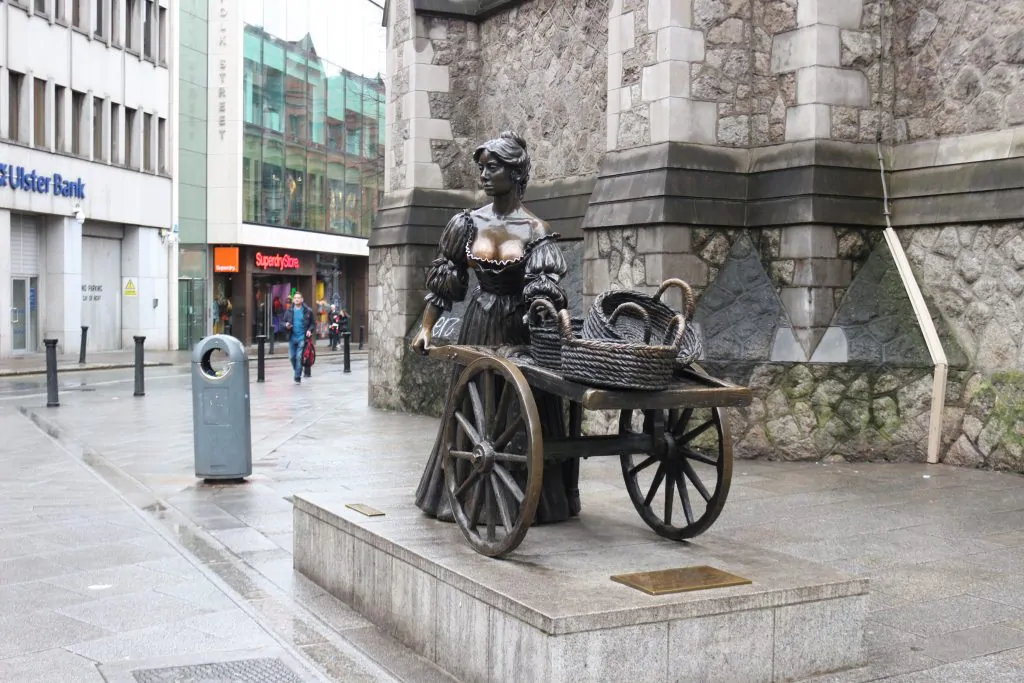 Molly Malone Statue in Dublin, Ireland | c/o Deposit Photos