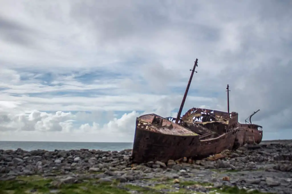 Plassey Shipwreck on Inisheer Island