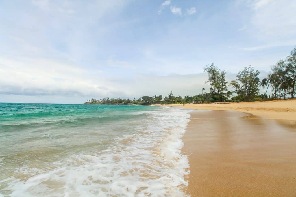 beautiful beach in Paia Bay, Maui