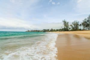 beautiful beach in Paia Bay, Maui