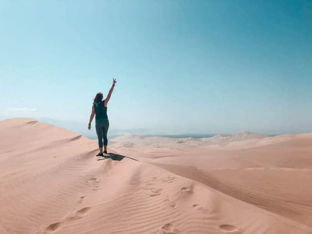 girl in the desert