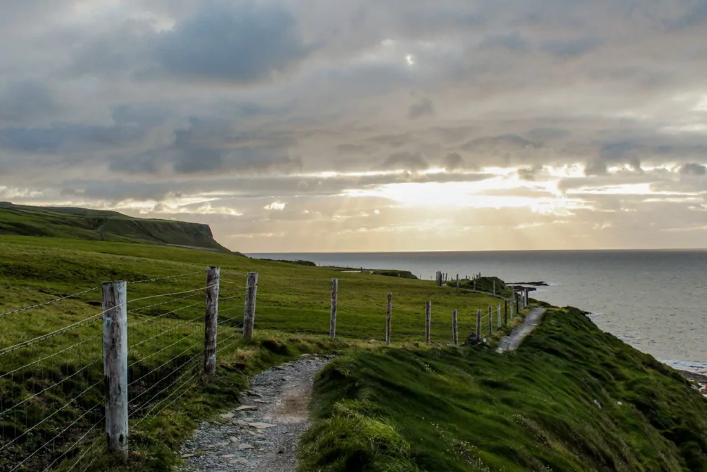 Doolin Coastal Walk at Sunset