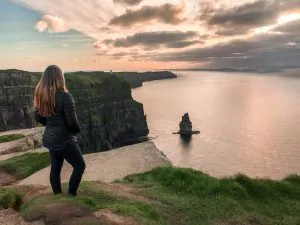 Doolin to Cliffs of Moher at sunset