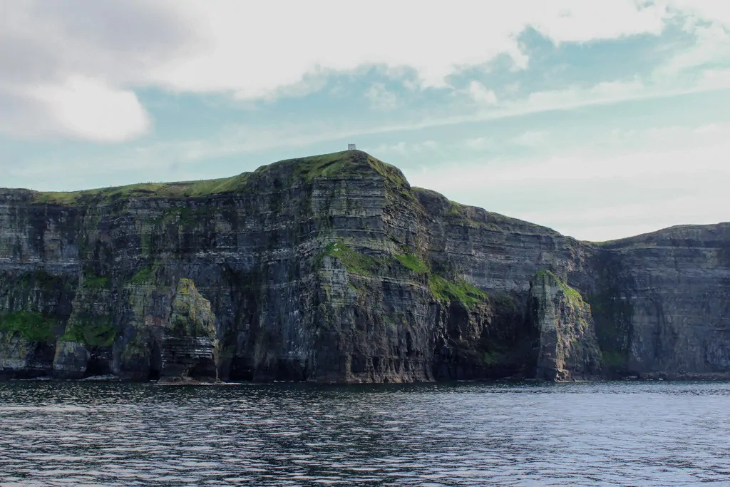 Visiting the Cliffs of Moher on a Cruise.