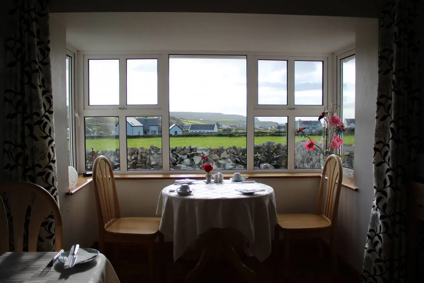 The best breakfast table at Nellie Dee's in Doolin