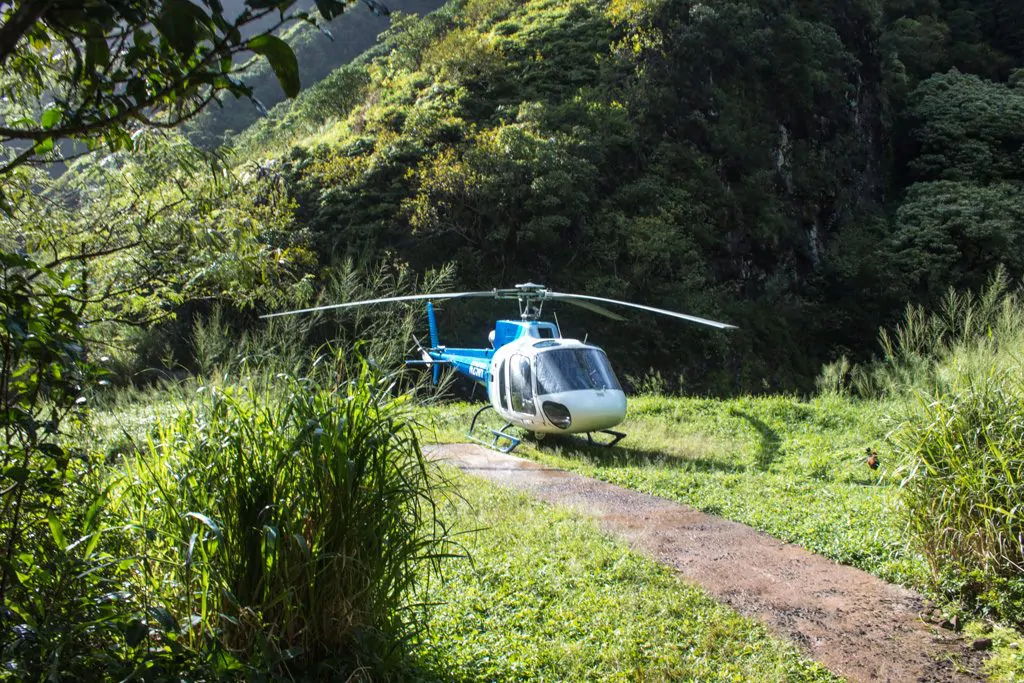 jurassic falls helicopter tour