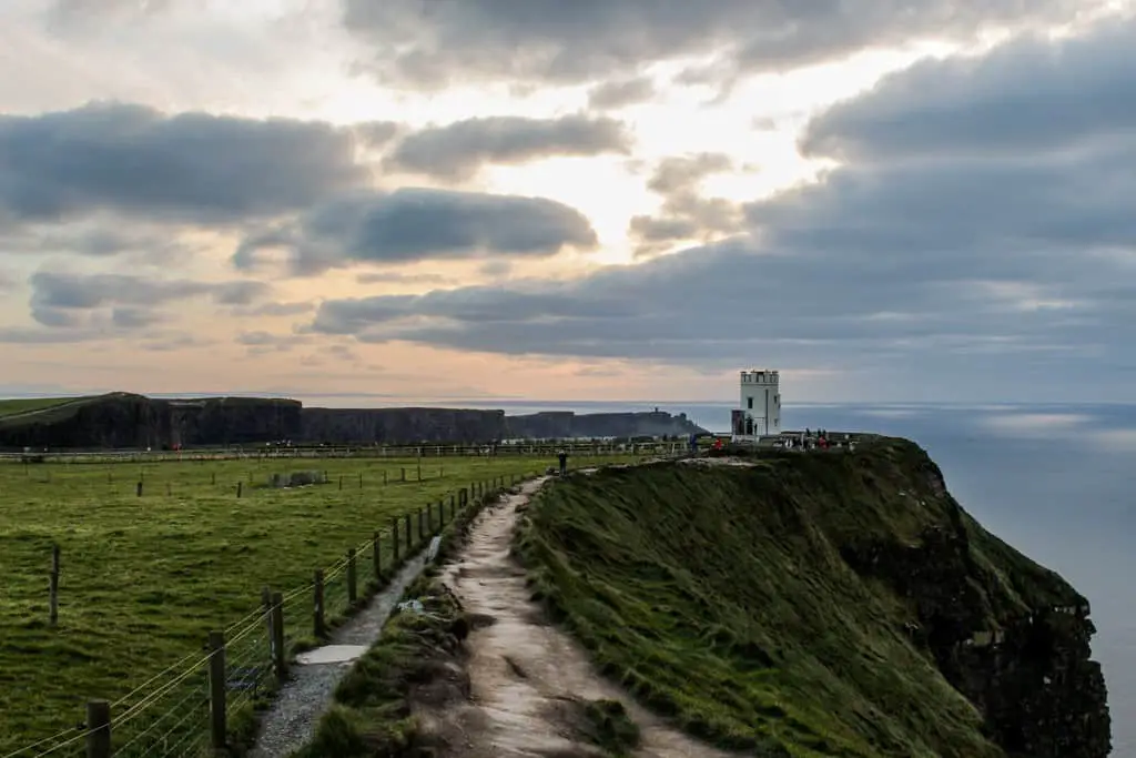 O'Brien's tower at the Cliffs of Moher