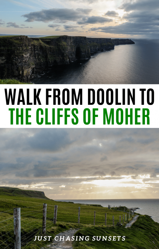 walk from Doolin to the Cliffs of Moher