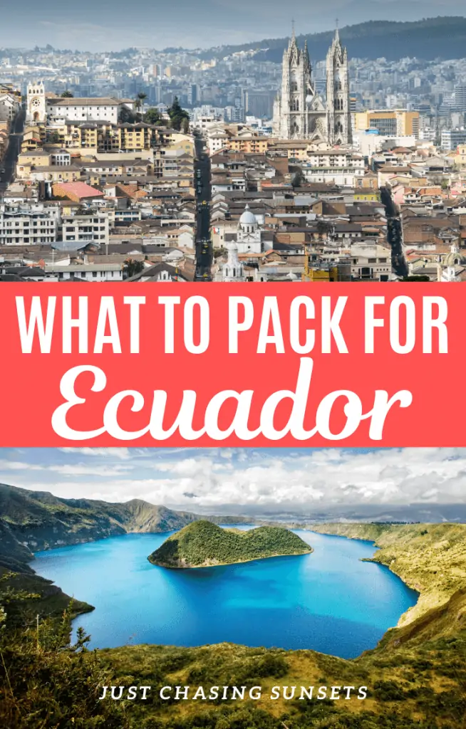 What to pack for Ecuador