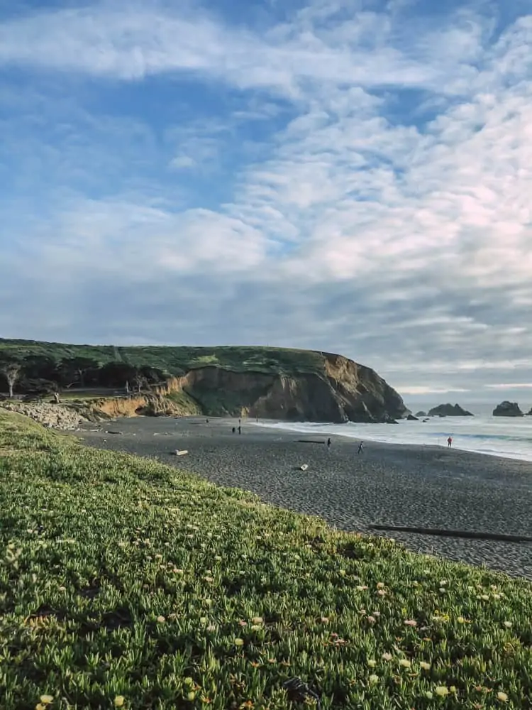 Sharp Park Beach in Pacifica, Ca