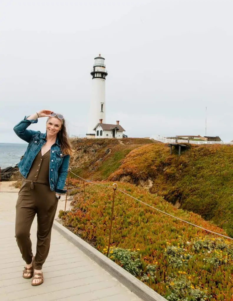 Me at Pigeon Point Lighthouse