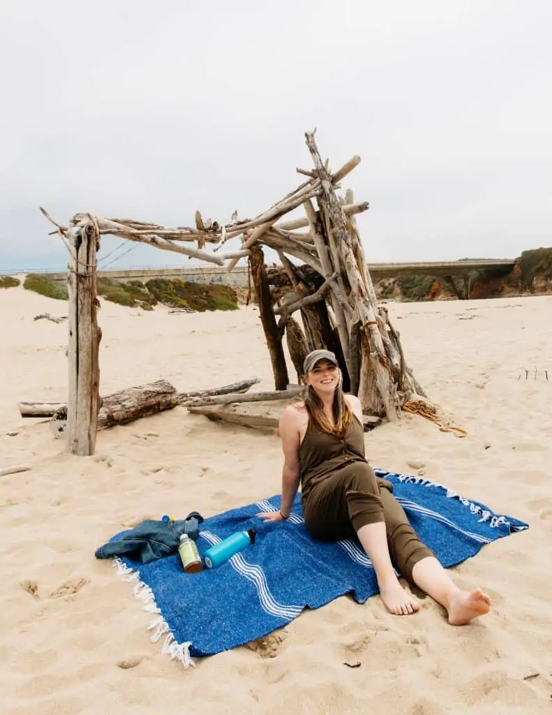 Me on Pescadero State Beach