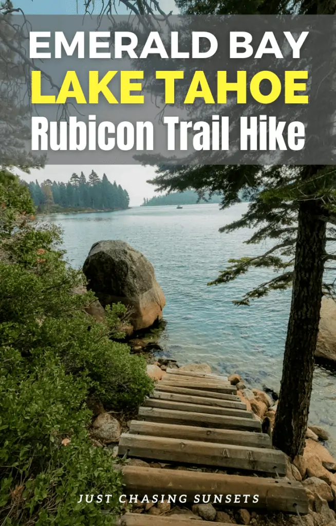 Emerald Bay Lake Tahoe Rubicon Trail Hike