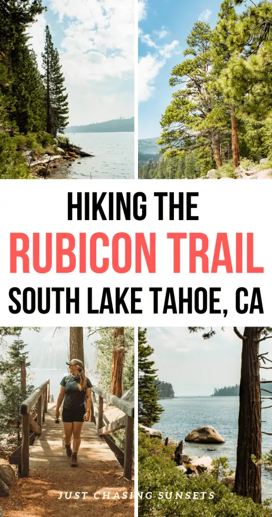 Hiking the rubicon trail in south lake tahoe