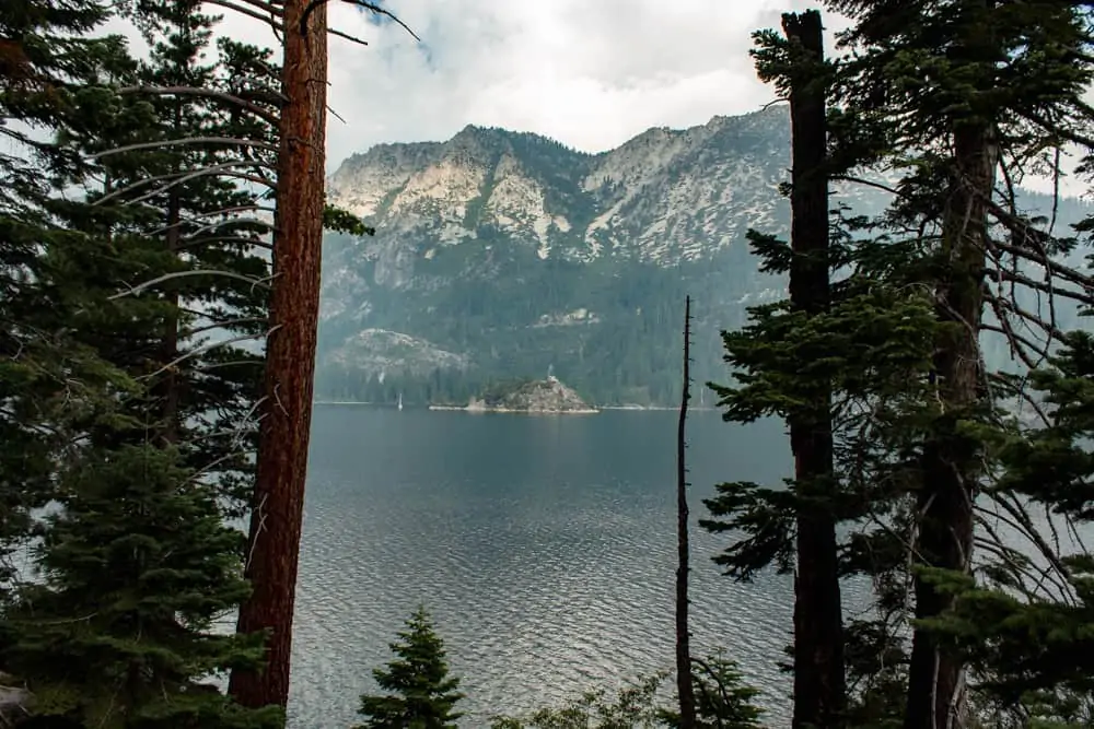 Fannette Island as seen from the Rubicon Trail South Lake Tahoe