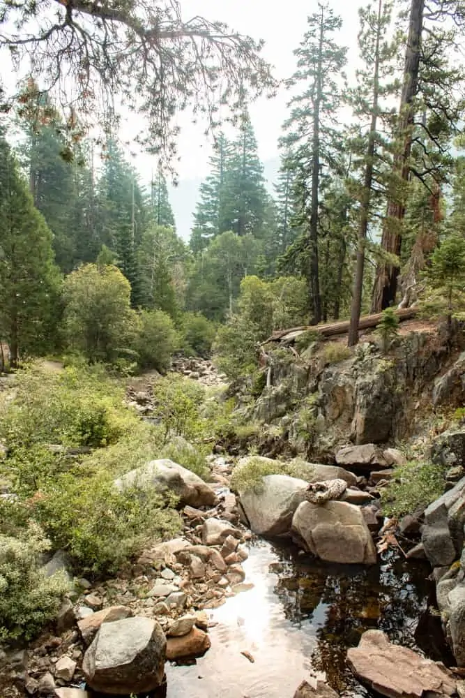 Lower Eagle Falls on the Rubicon Trail Hike Lake Tahoe