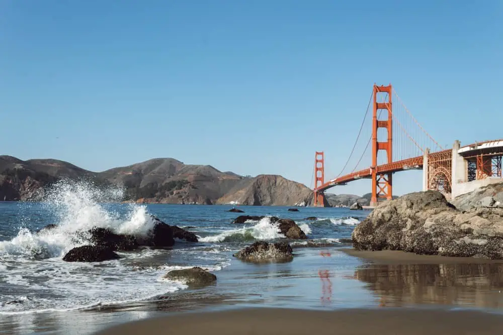 Golden Gate Bridge in San Francisco, CA