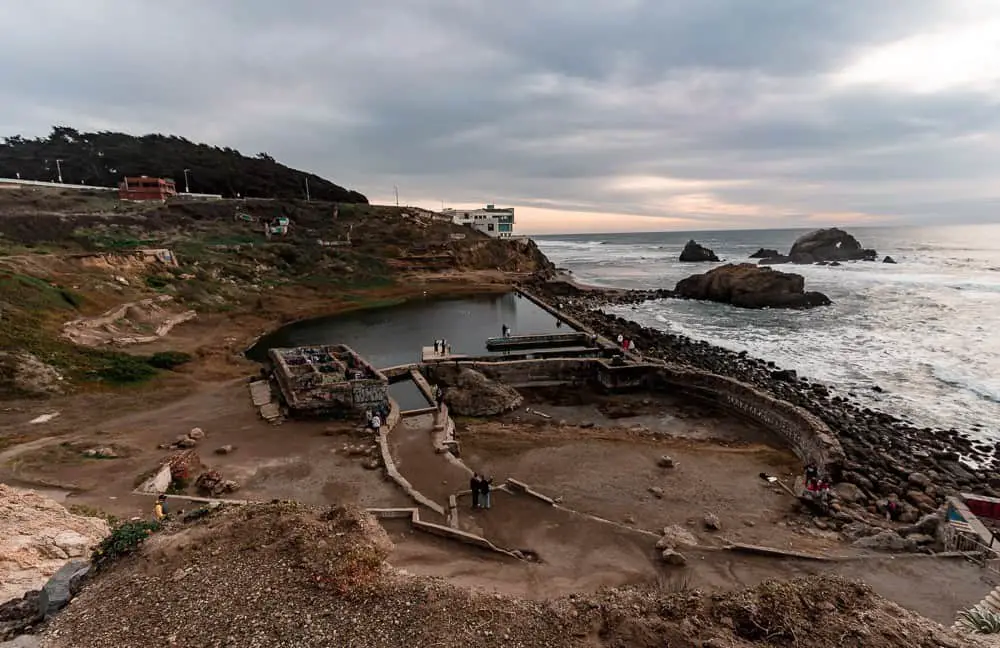 Sutro Baths at Sunset