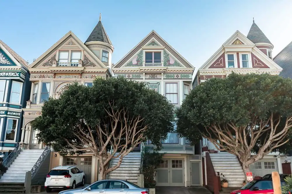 Victorian homes of Haight Ashbury San Francisco, CA