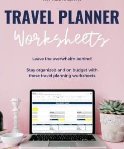 Travel Planner Worksheets