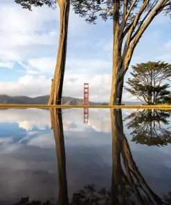 Golden Gate Bridge Reflections