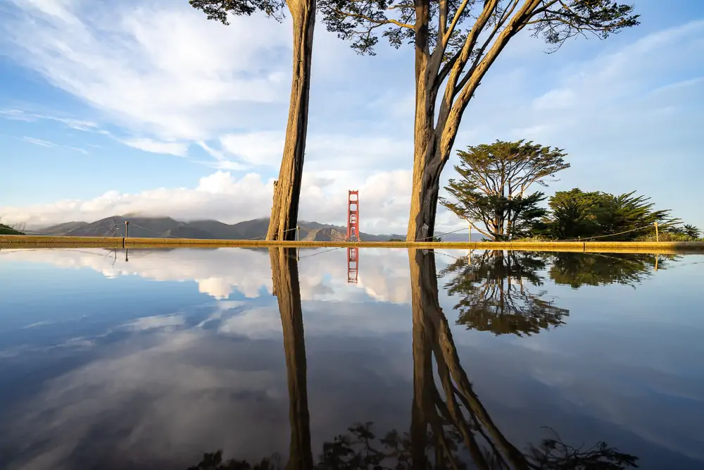 Golden Gate Bridge view from Golden Gate Overlook
