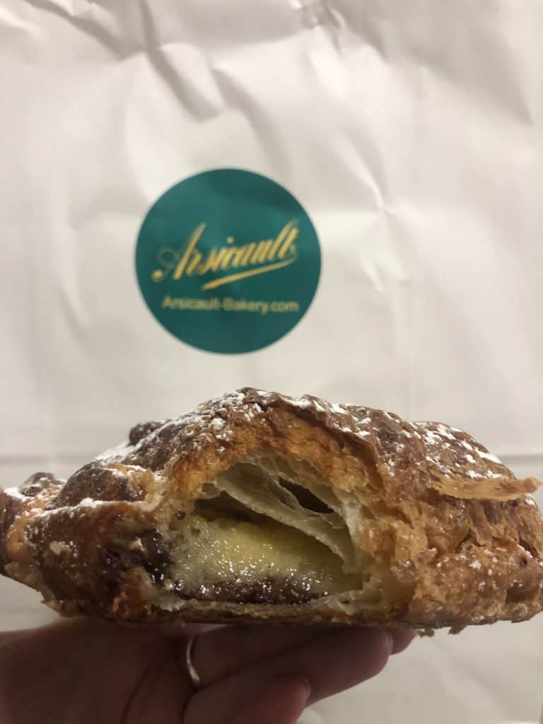 Chocolate Almond Croissant from Ariscault bakery