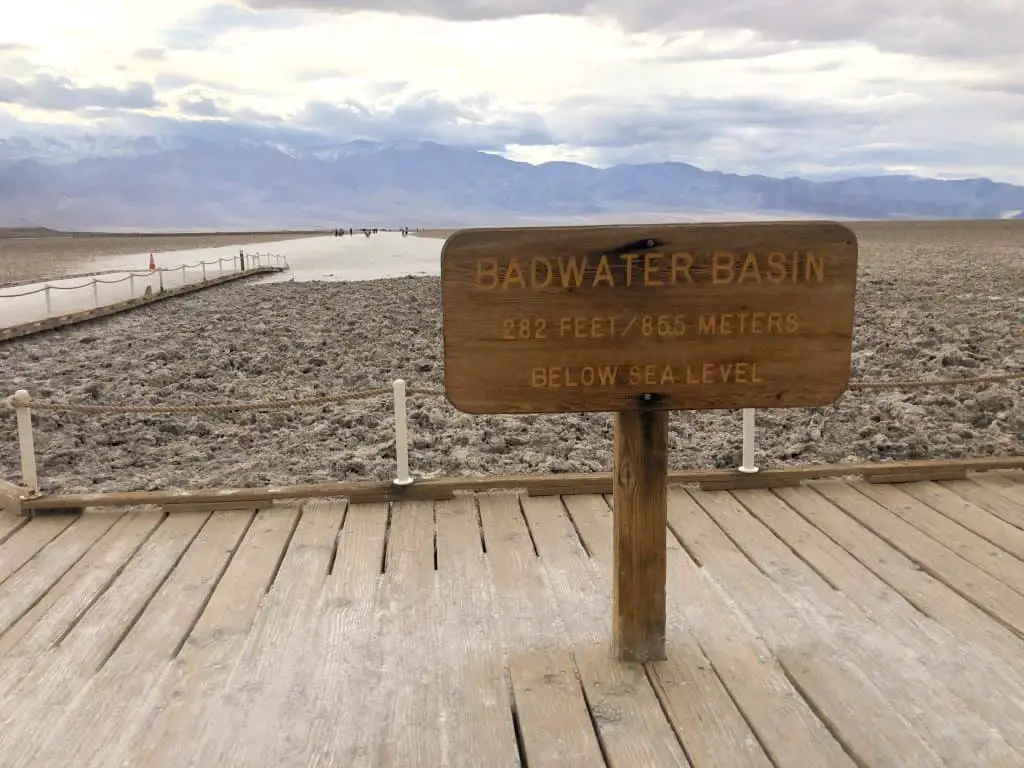 Badwater Basin Salt Flats - Death Valley
