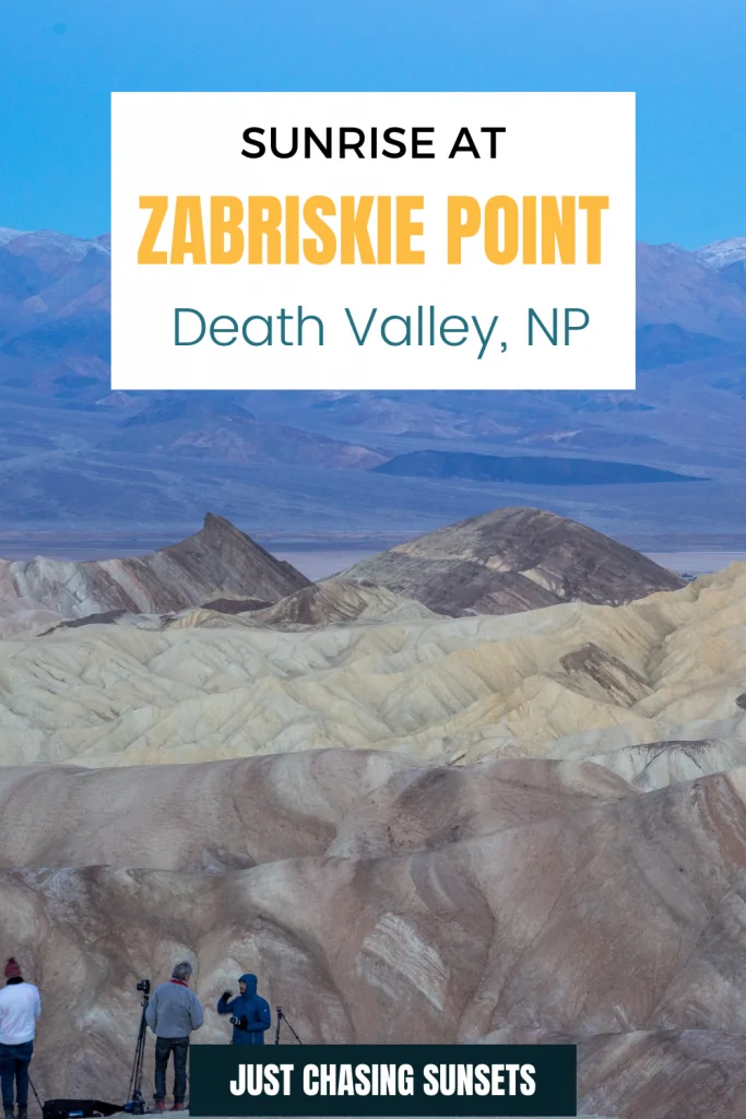 Zabriskie Point Sunrise Death Valley National Park