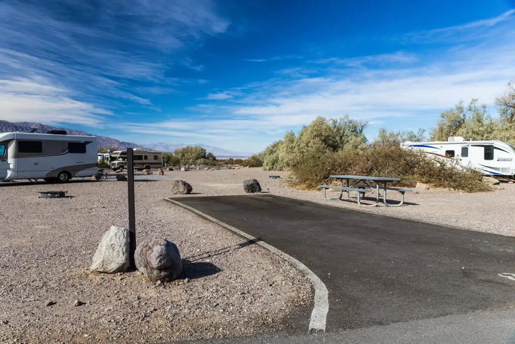 Furnace Creek Campground in Death Valley National Park