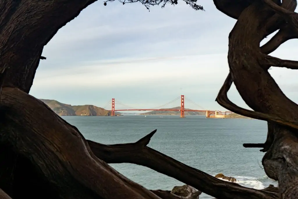 Golden Gate Bridge from Lands End Trail