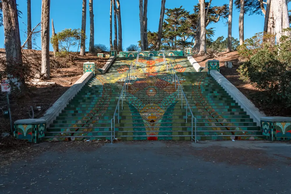 Lincoln Park Steps San Francisco, CA.