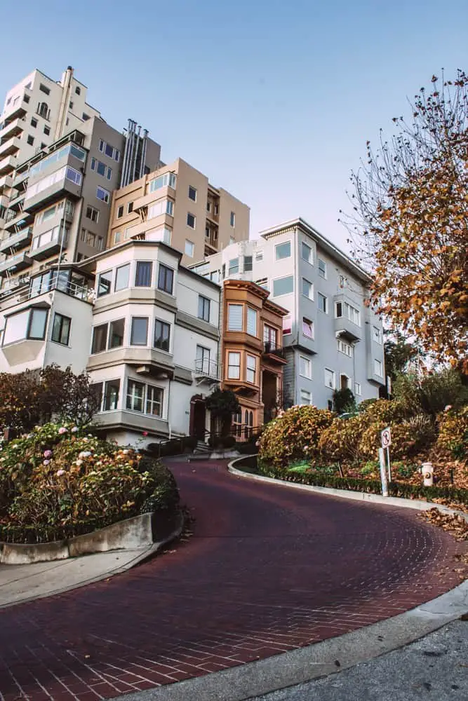 Lombard Street in San Francisco, CA.