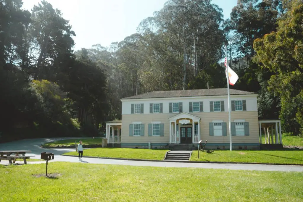 Angel Island visitor's center.
