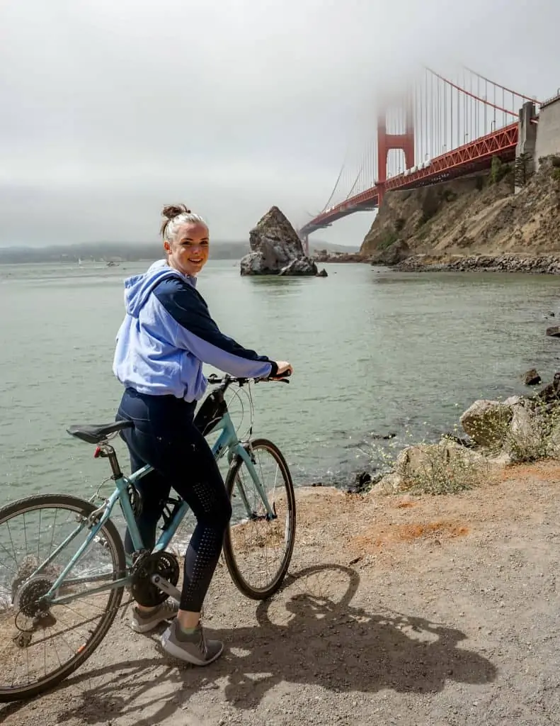 Tips for riding across the Golden Gate Bridge.