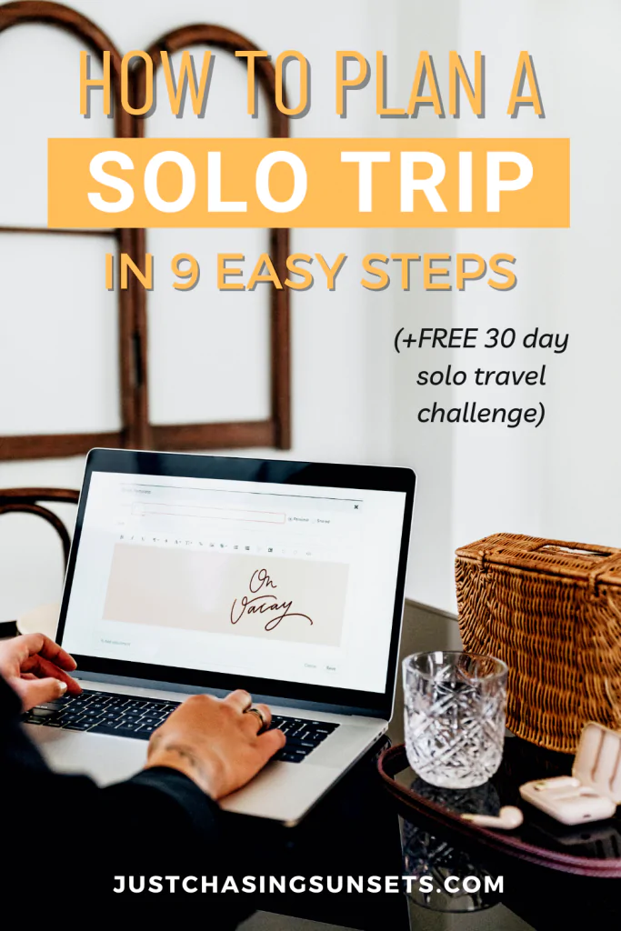 planning a solo trip