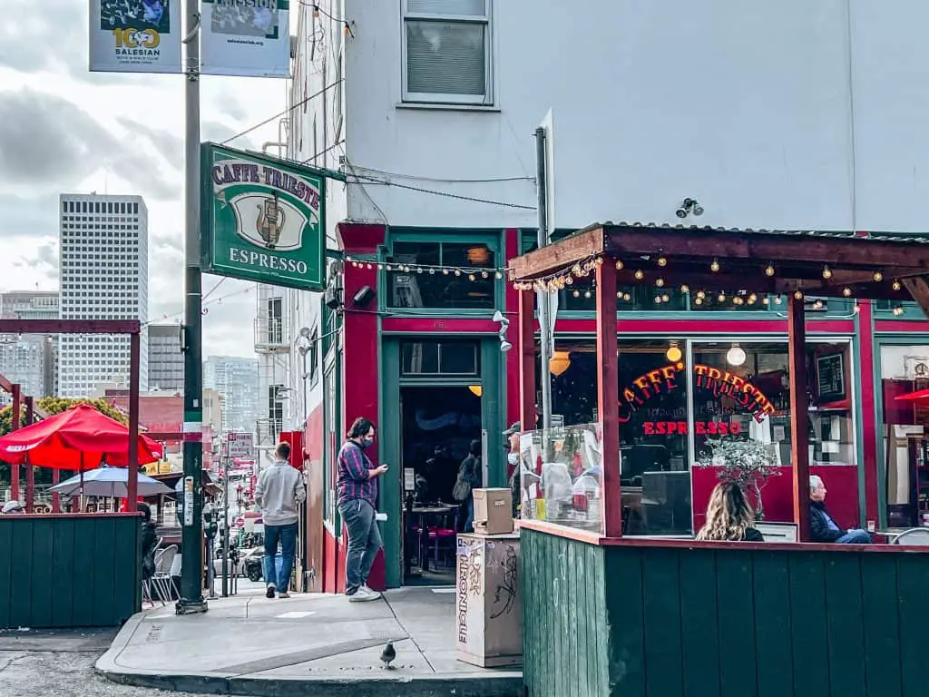 Cafe Trieste in North Beach San Francisco