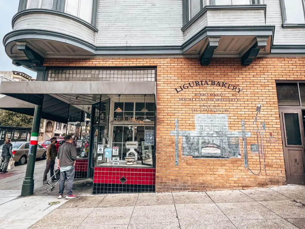 Liguria Bakery in North Beach San Francisco.