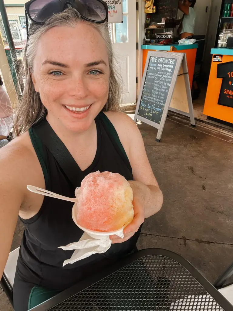 Tobi's Shave Ice in Paia, Maui.